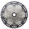 Shimano XTR M9200 kassett, en 12-växlad Hyperglide+ kassett för cyklar, i grått och svart.